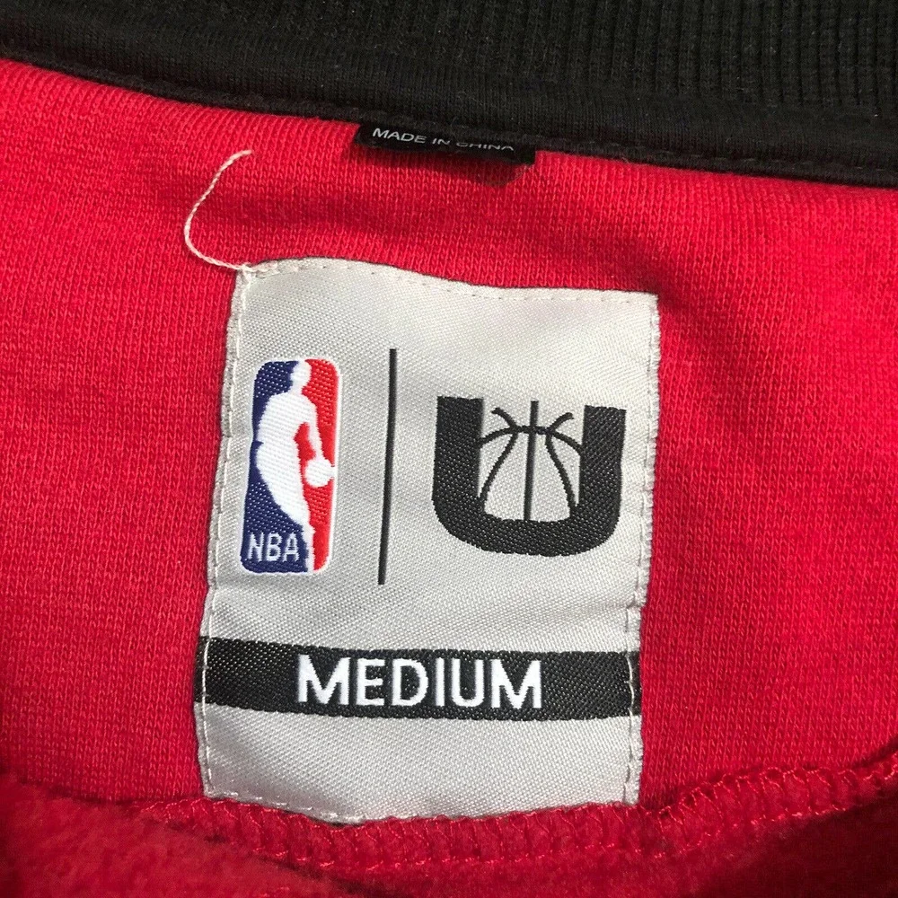 Miami Heat NBA Logo Pullover Retro Crewneck Sweatshirt Size Medium M